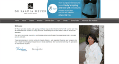 Desktop Screenshot of drsaadiameyer.com